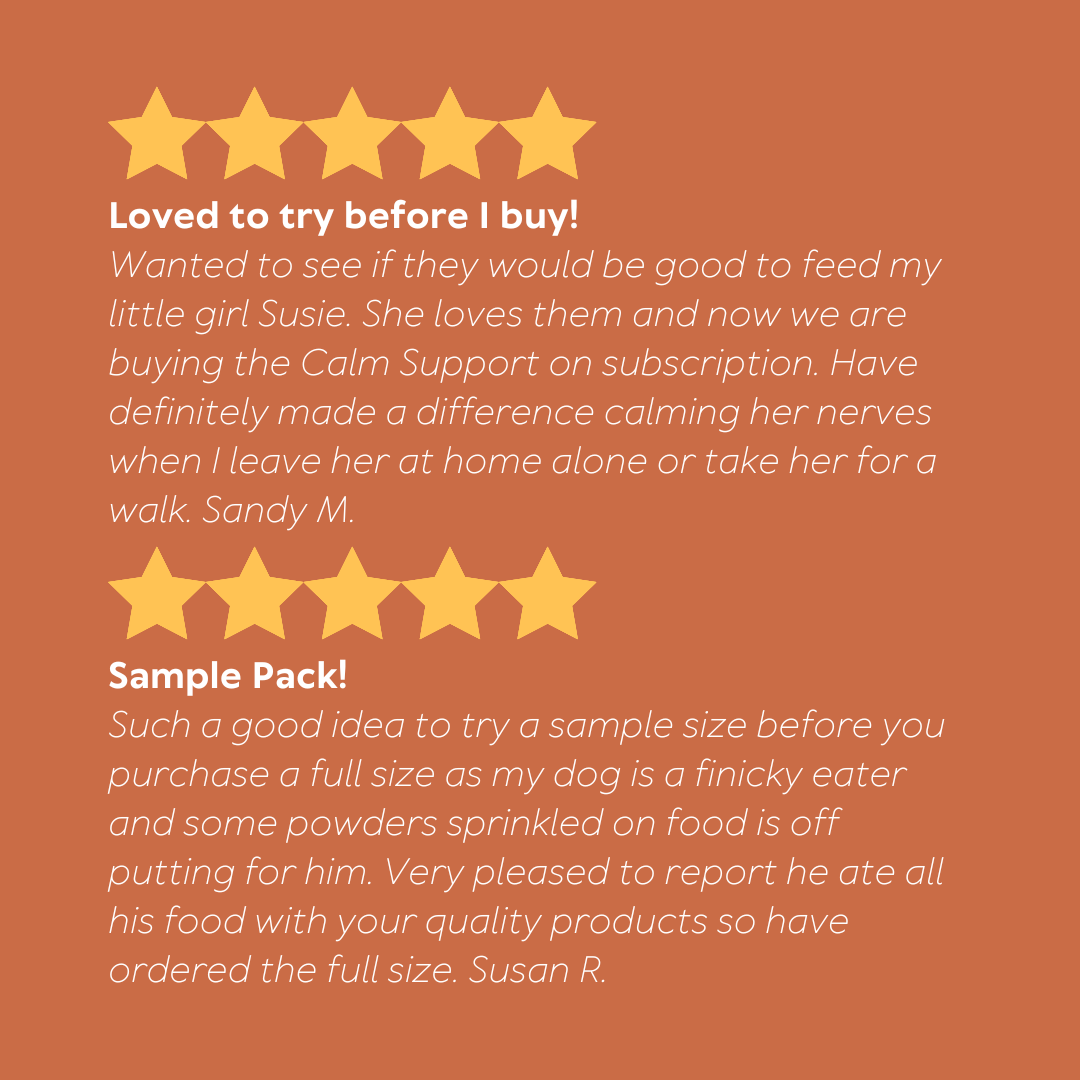 Sample Trial Pack of 8 Supplement Sample Sachets